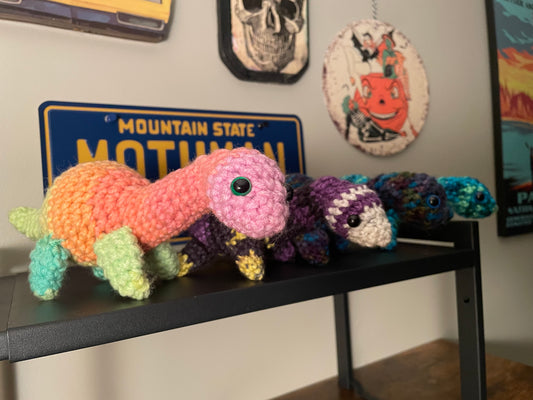 Crochet Lil' Loch Nessie - Assorted Colors