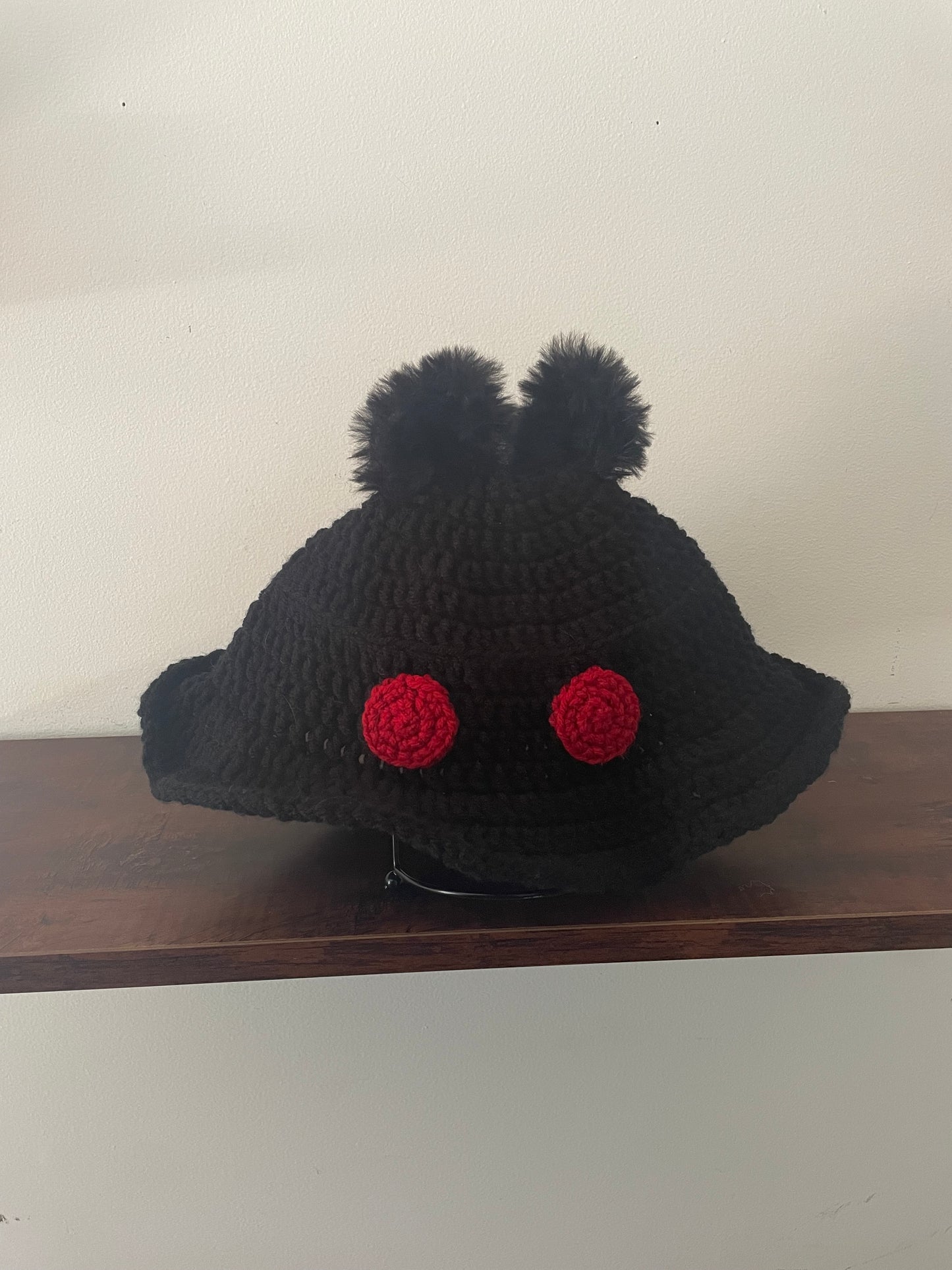 Crochet Mothman Bucket Hat