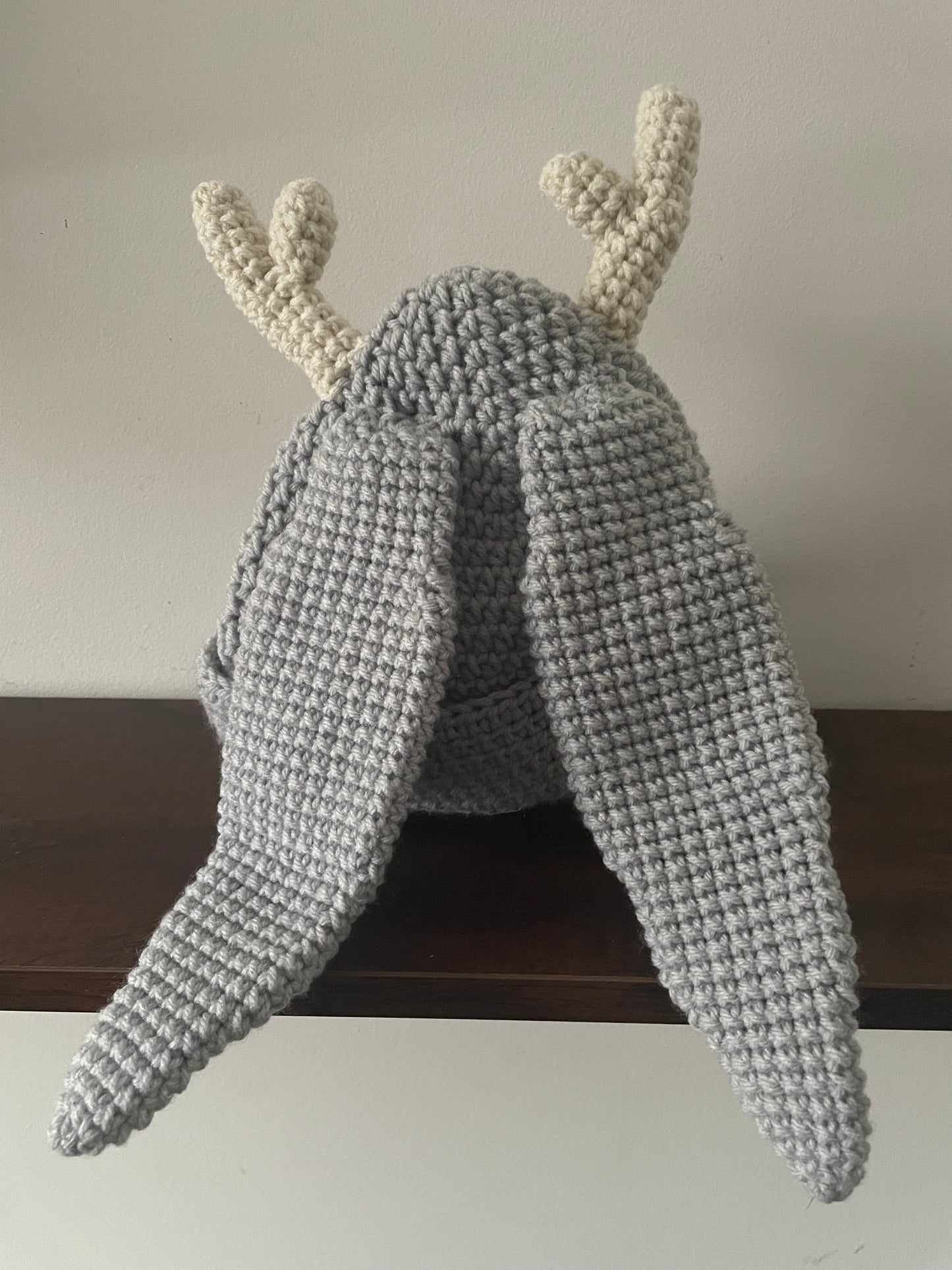 Crochet Jackalope Beanie