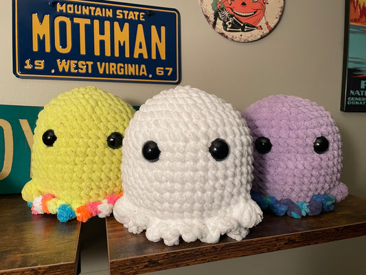 Crochet Ghost Buddy Plush
