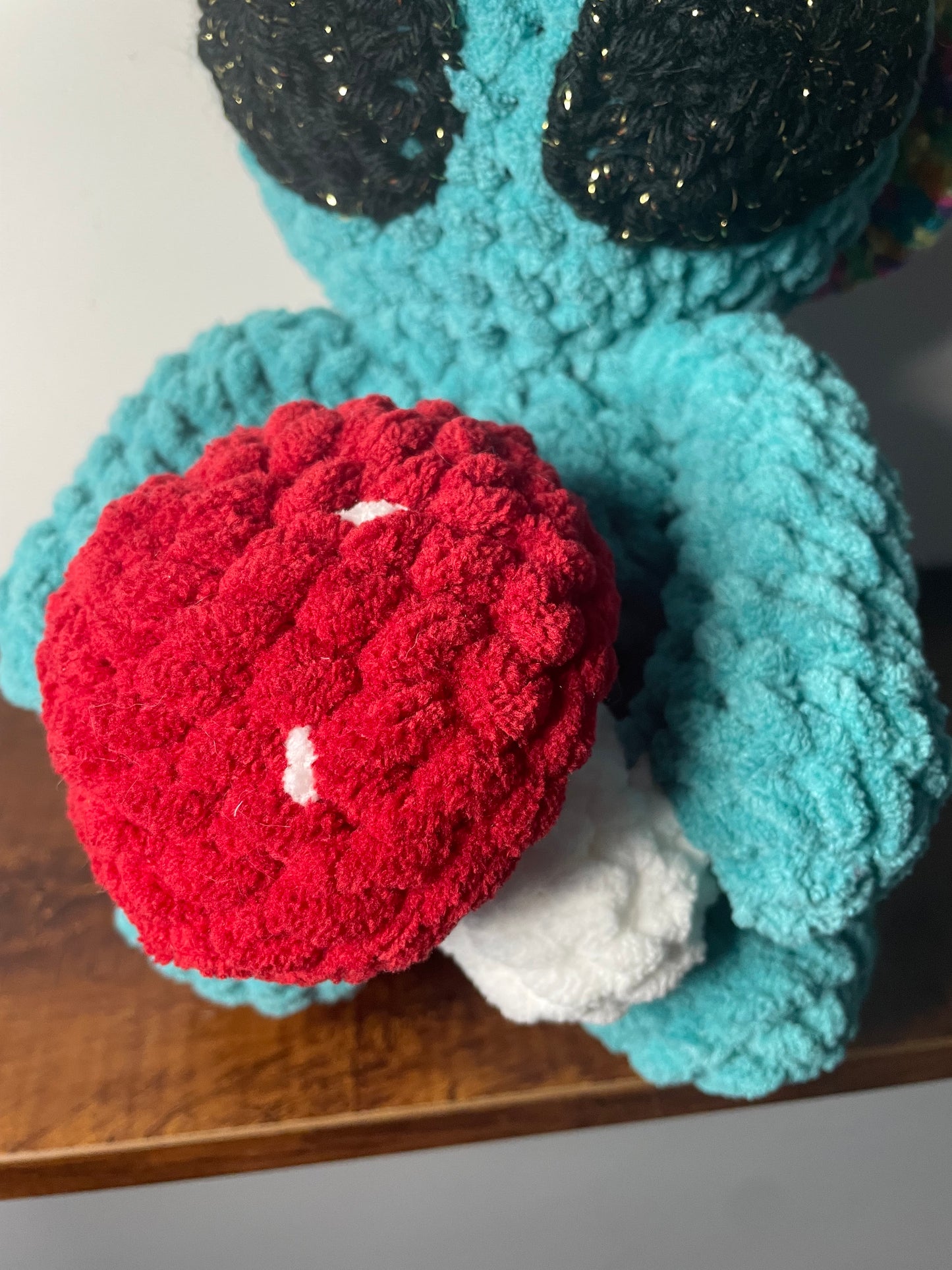 Crochet Mushroom Alien Plush