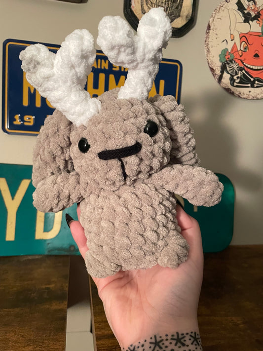 Crochet Chubby Jackalope