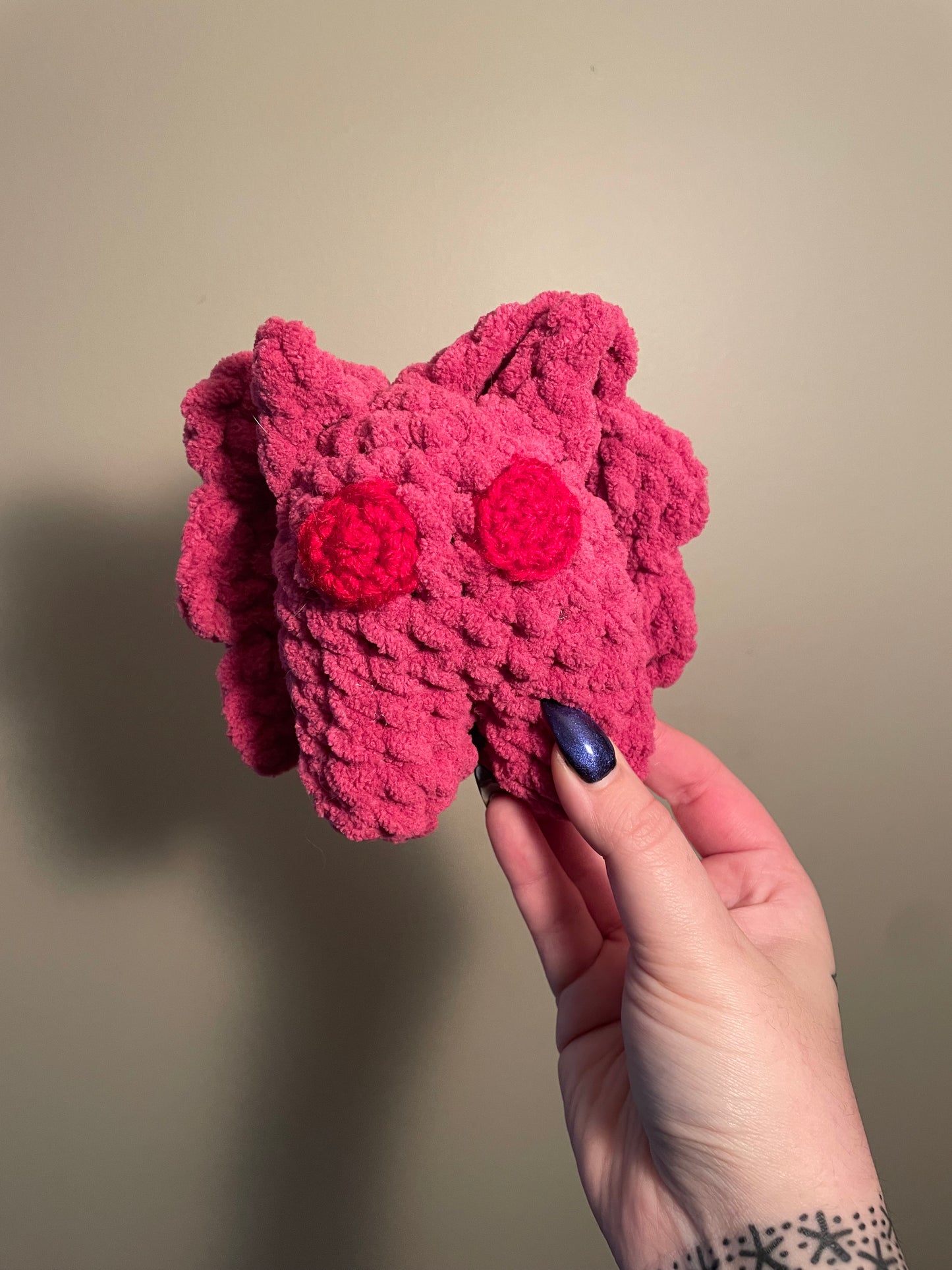 Crochet Cuddly Mothman - Assorted Colors