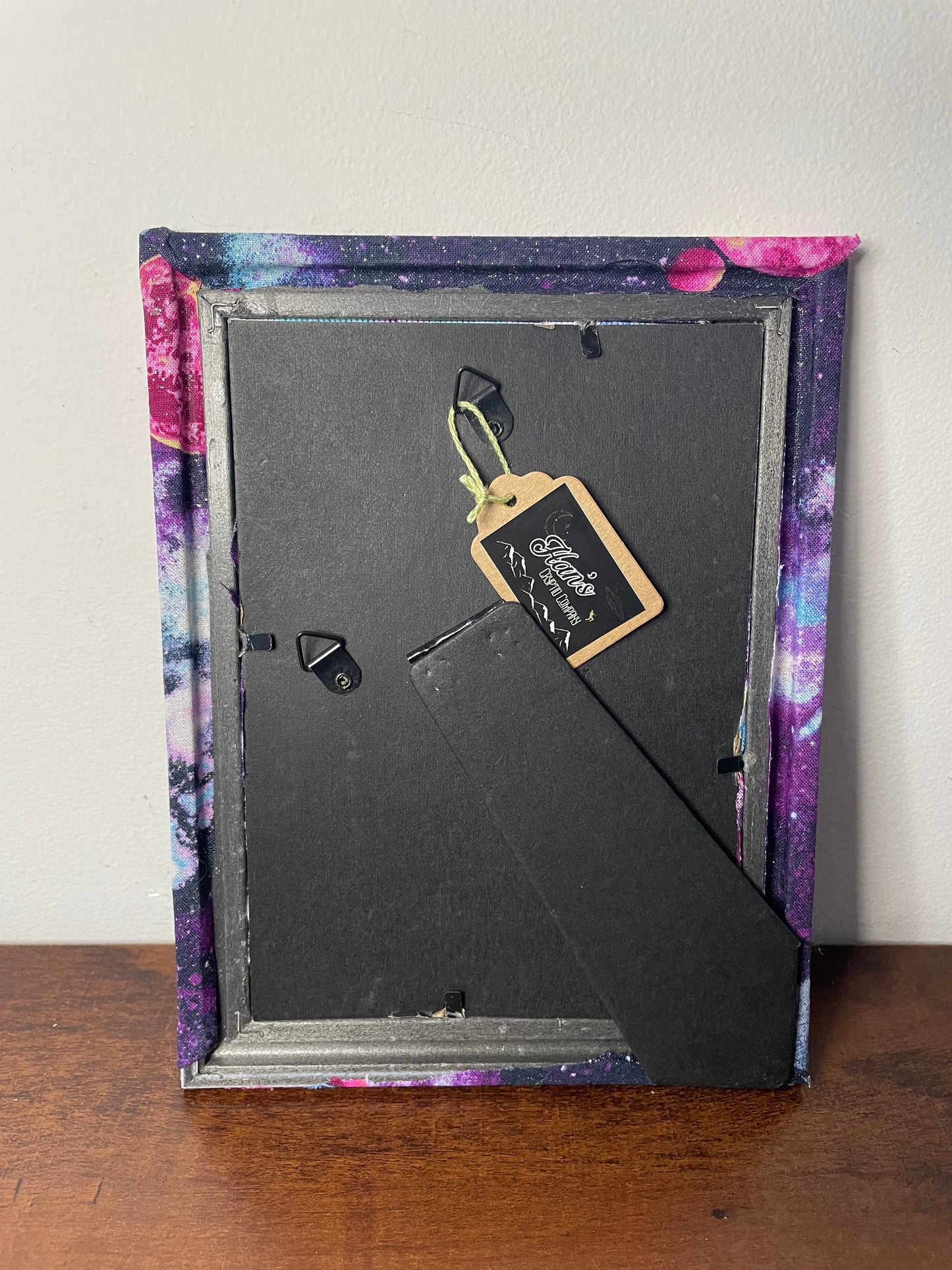 Cross Stitch Tie Dye Country Roads UFO Framed