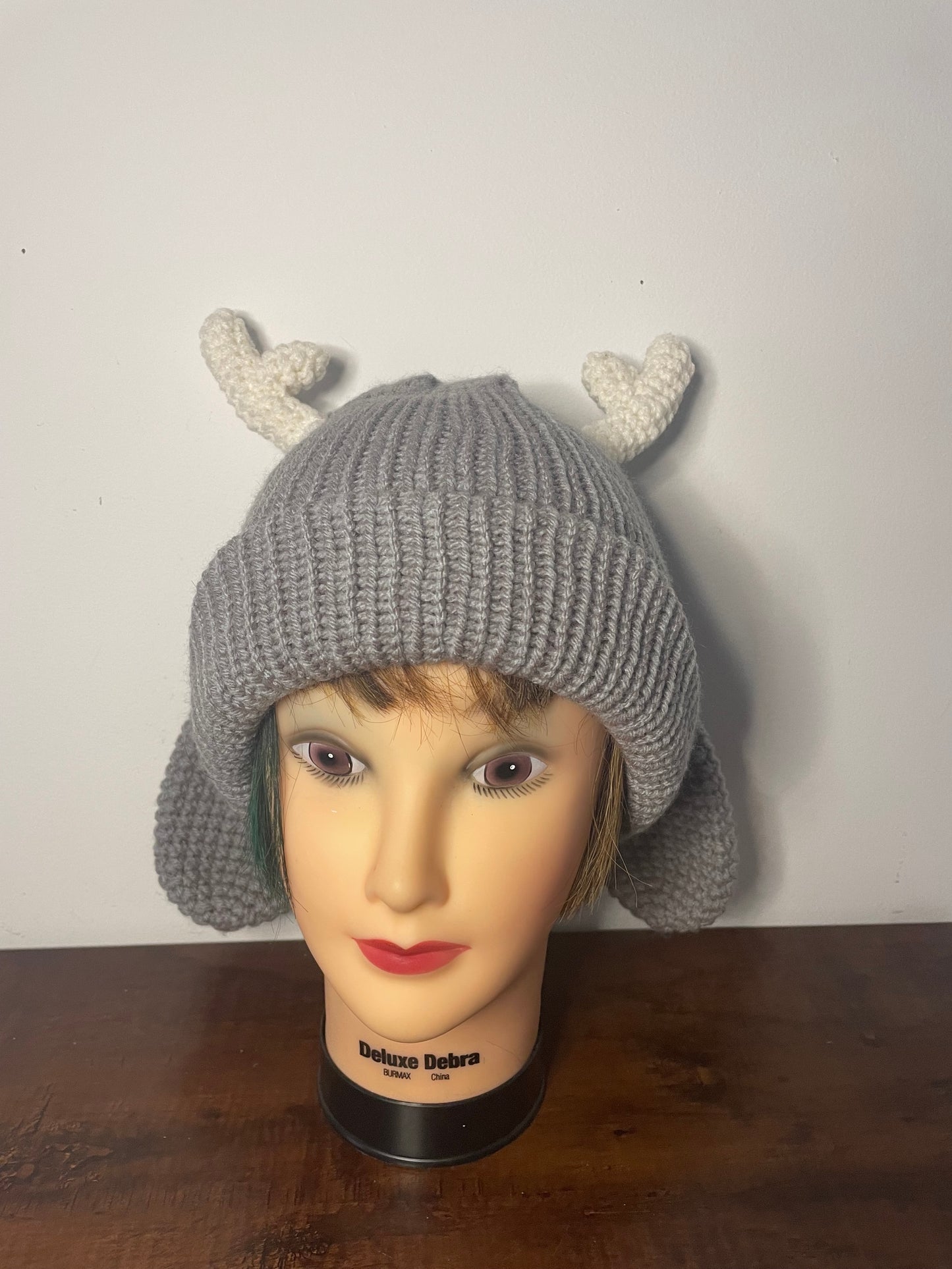 Handmade Jackalope Beanie