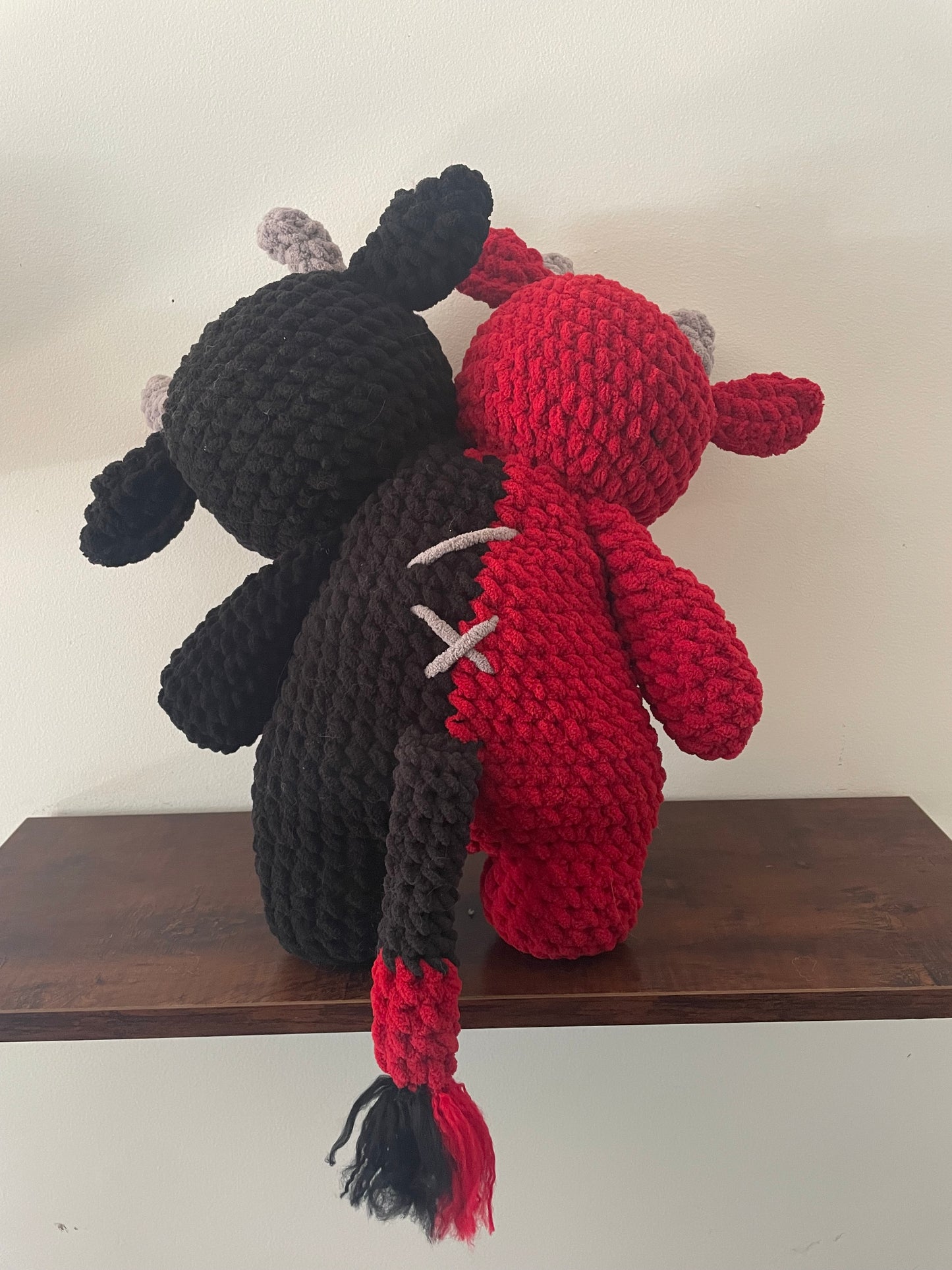 Crochet Two Headed Baphomet Plush