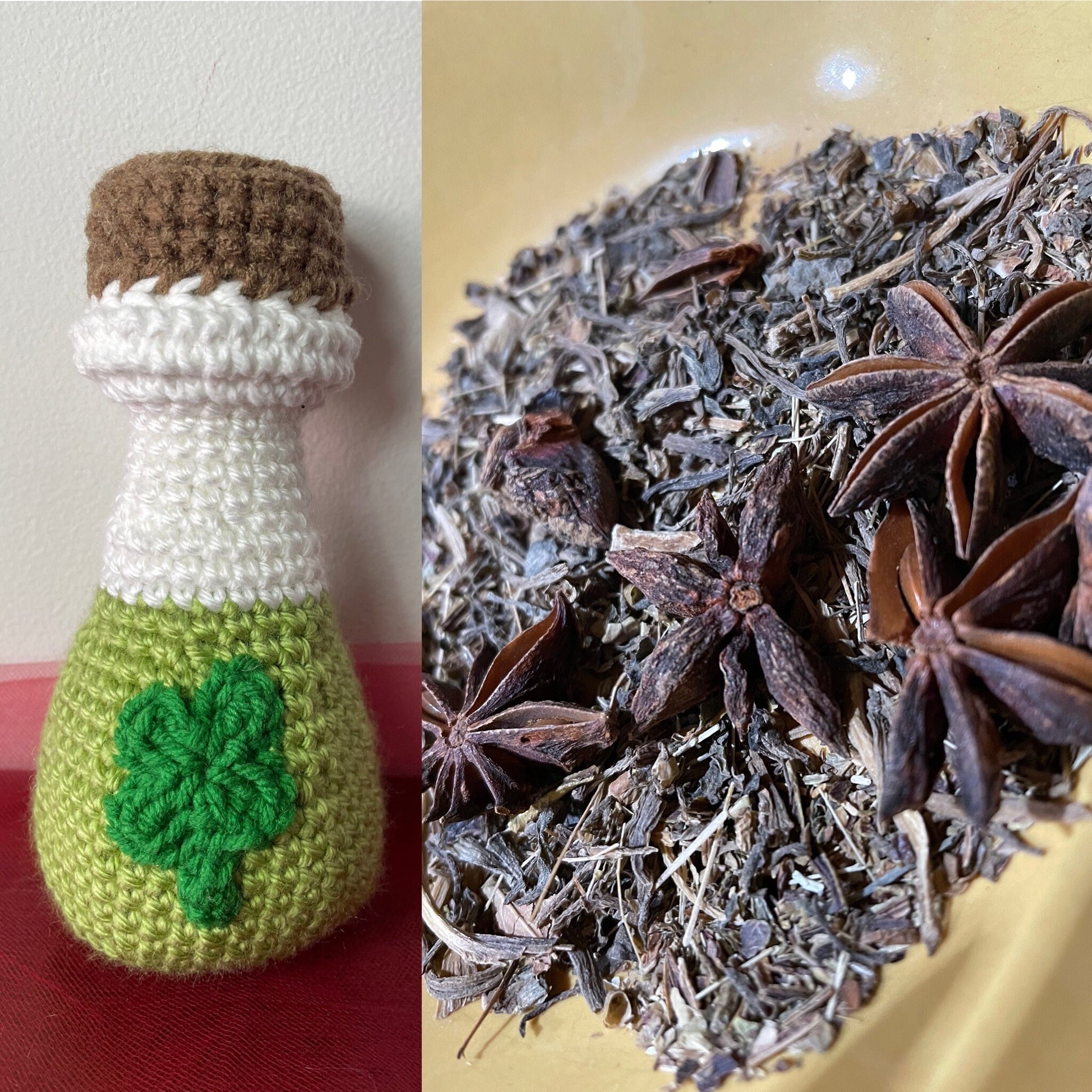 Herbal Magic Crochet Potion Bottles - Choose from 7 Different Potions