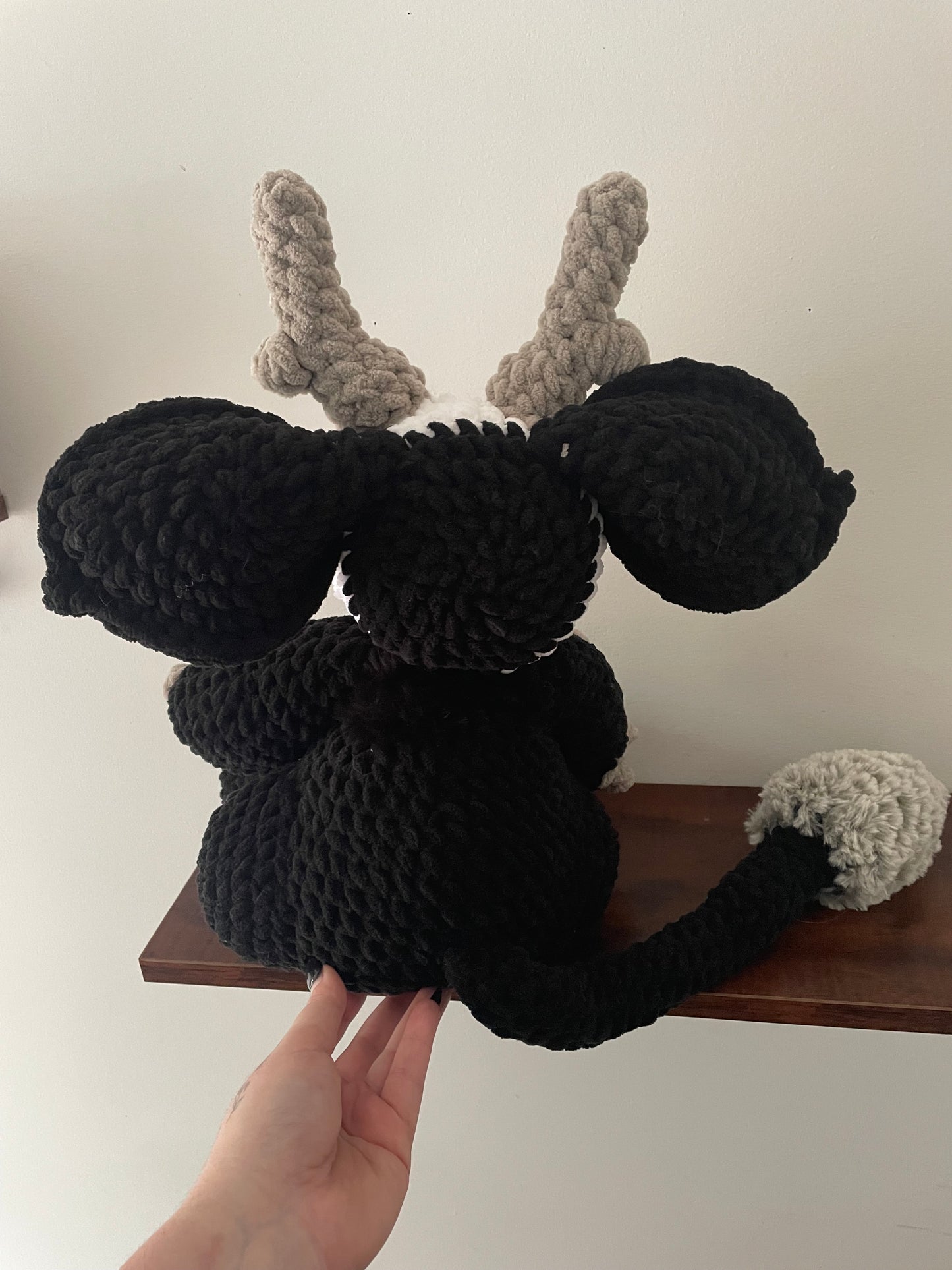 Crochet Big Baby Wendigo Cryptid Snuggler Plush