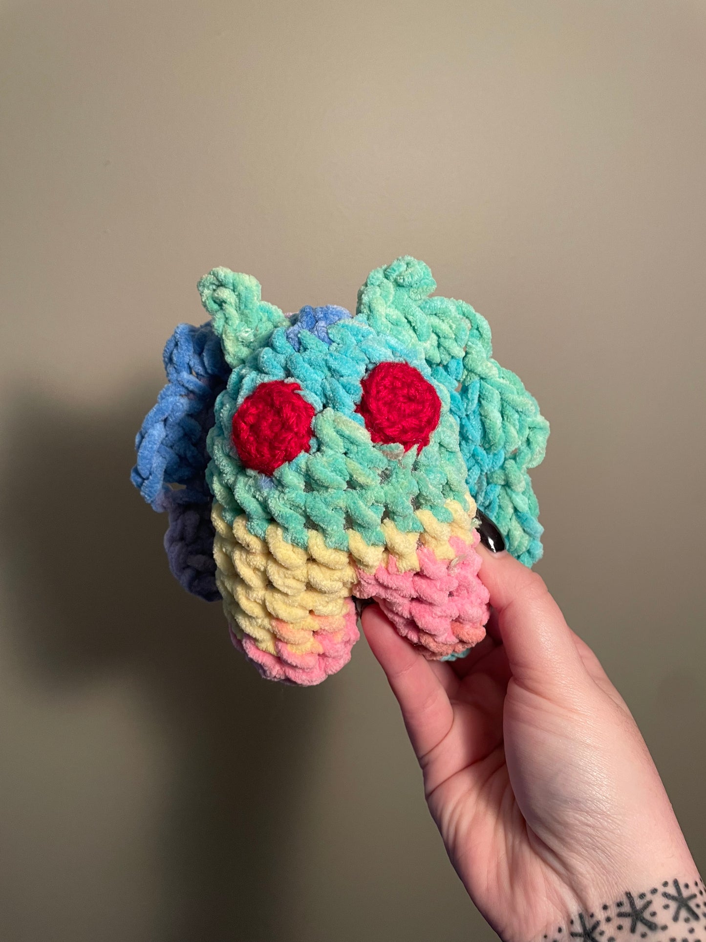 Crochet Cuddly Mothman - Assorted Colors