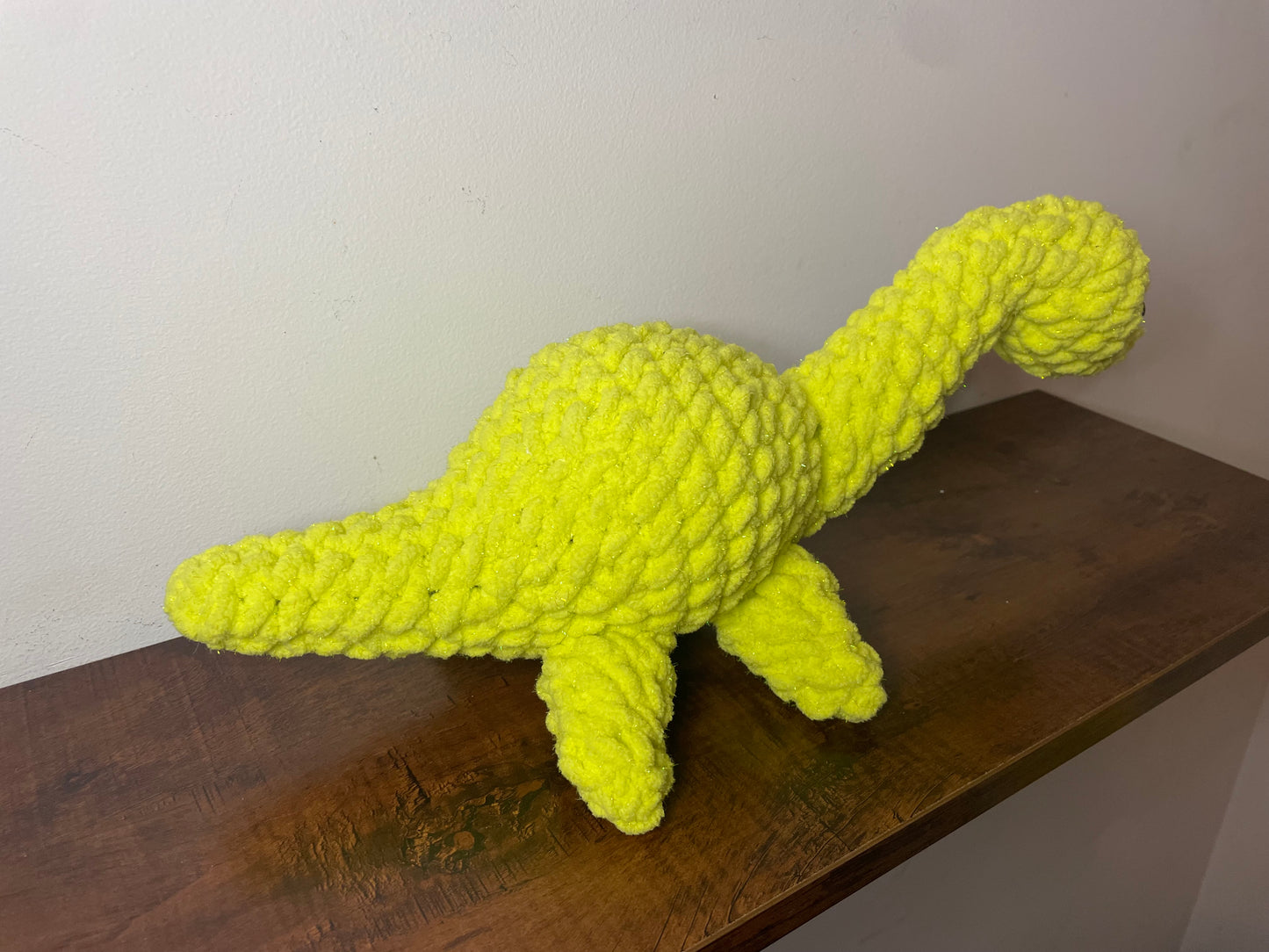 Crochet Sparkly Nessie Plush