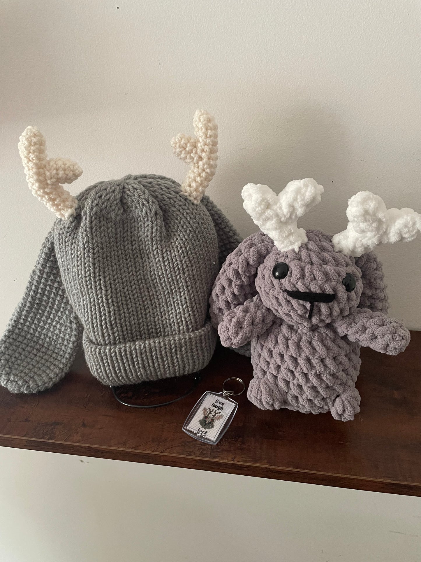 Crochet and Cross Stitch Jackalope Gift Set