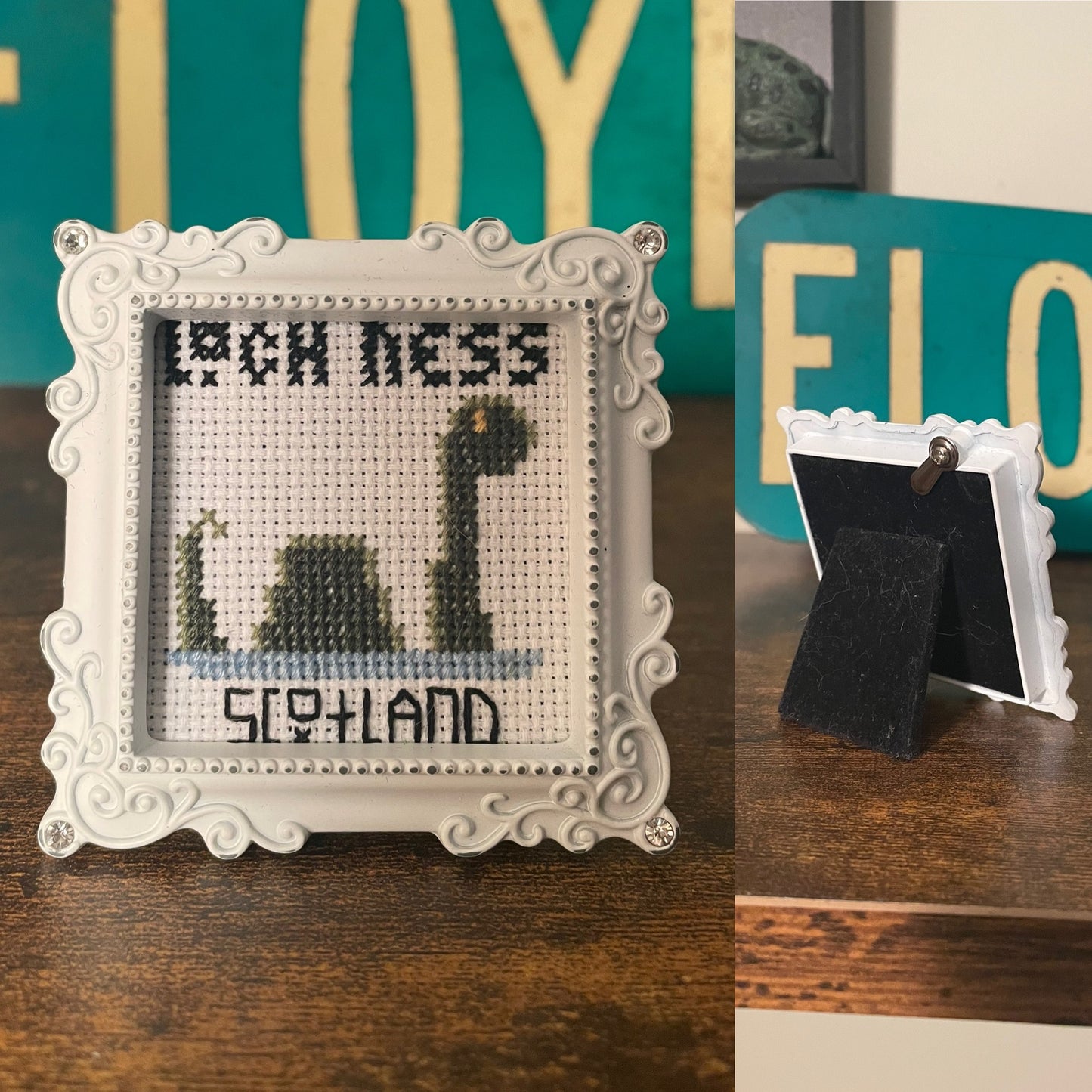 Cross Stitch Cryptid Locale Minis