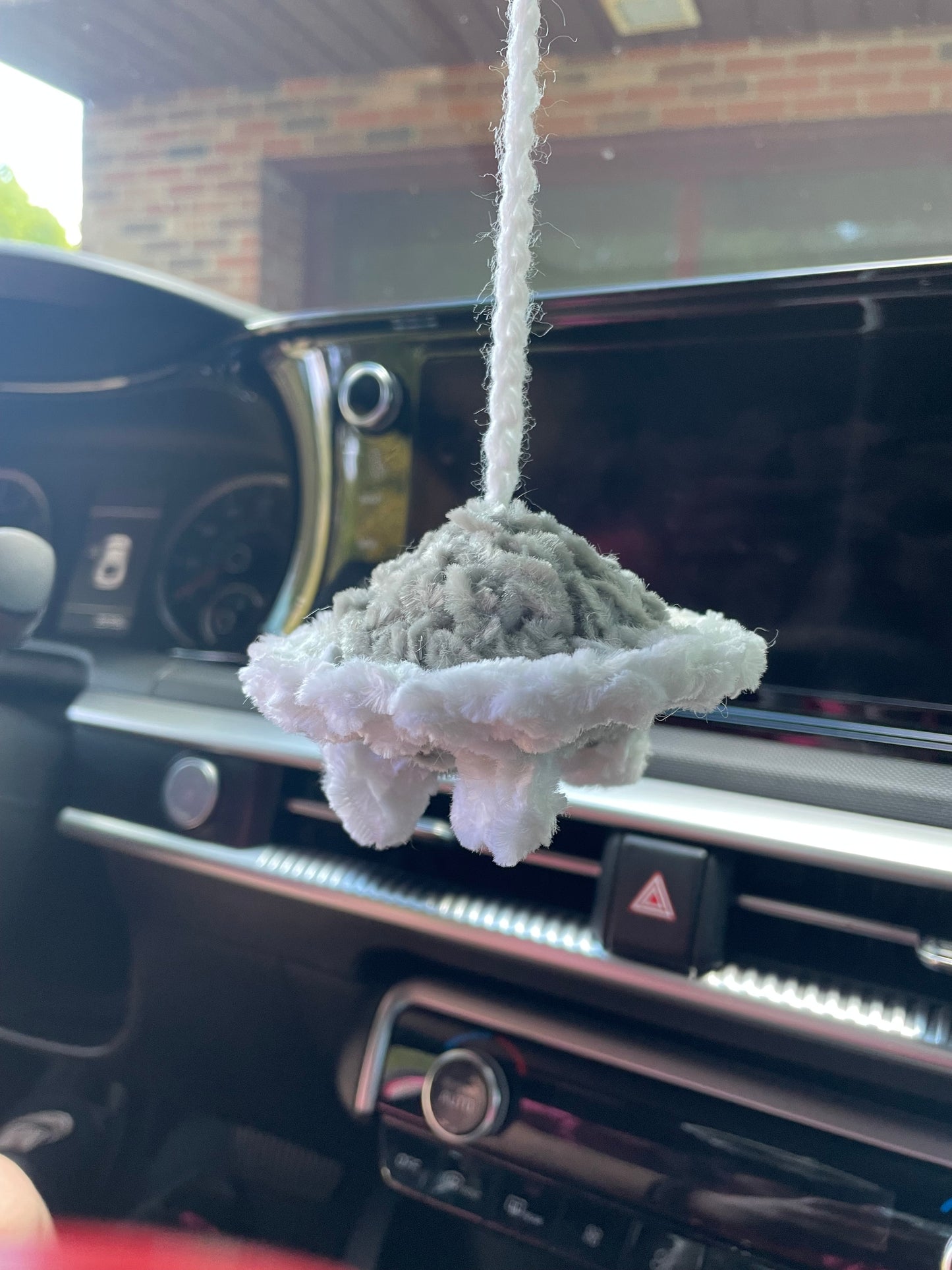 Crochet Hanging Glow in the Dark UFO