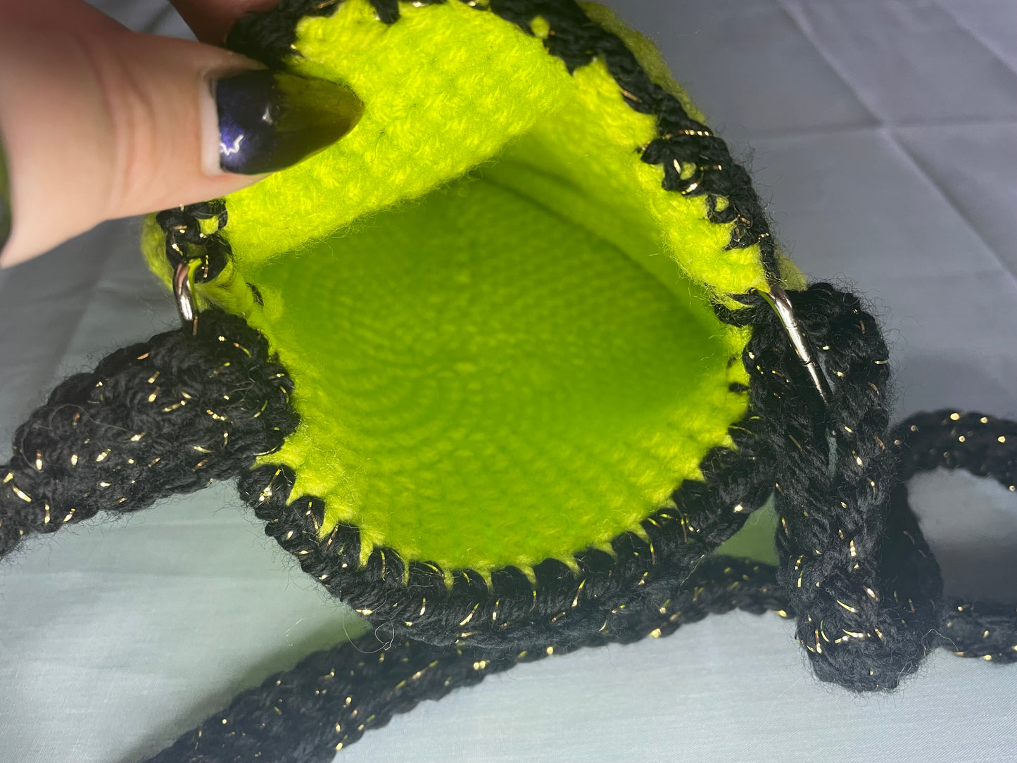 Crochet Alien Head Bag
