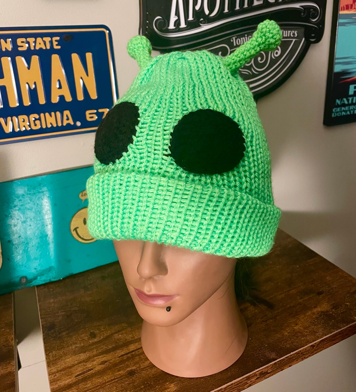 Handmade Alien Beanie