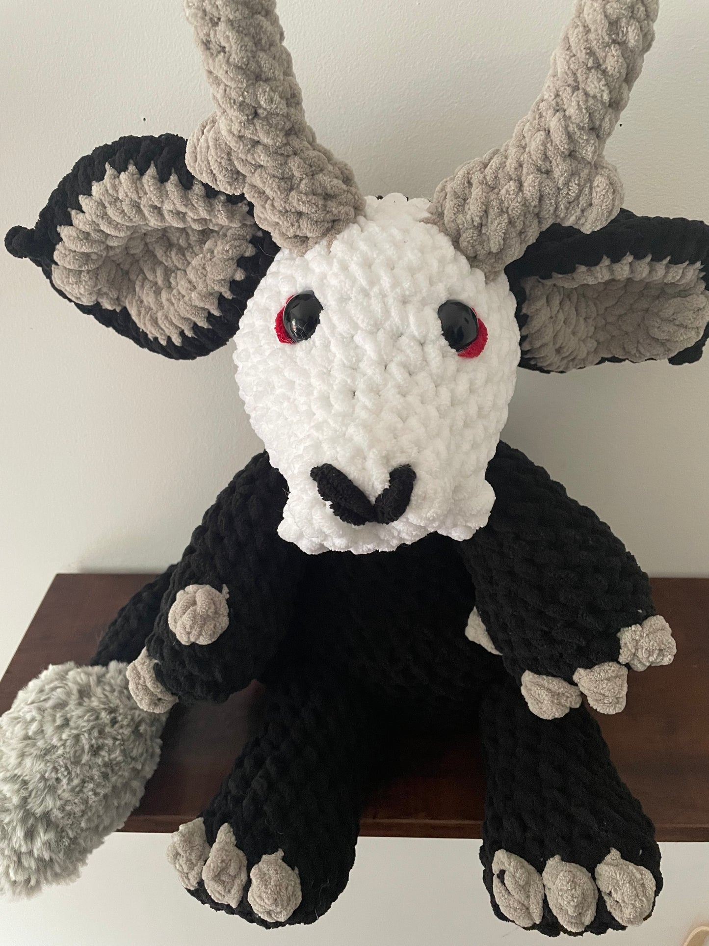 Crochet Big Baby Wendigo Cryptid Snuggler Plush