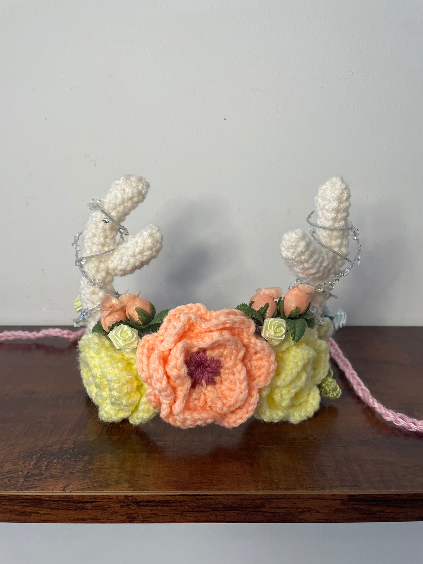 Crochet Floral Fairy Crown