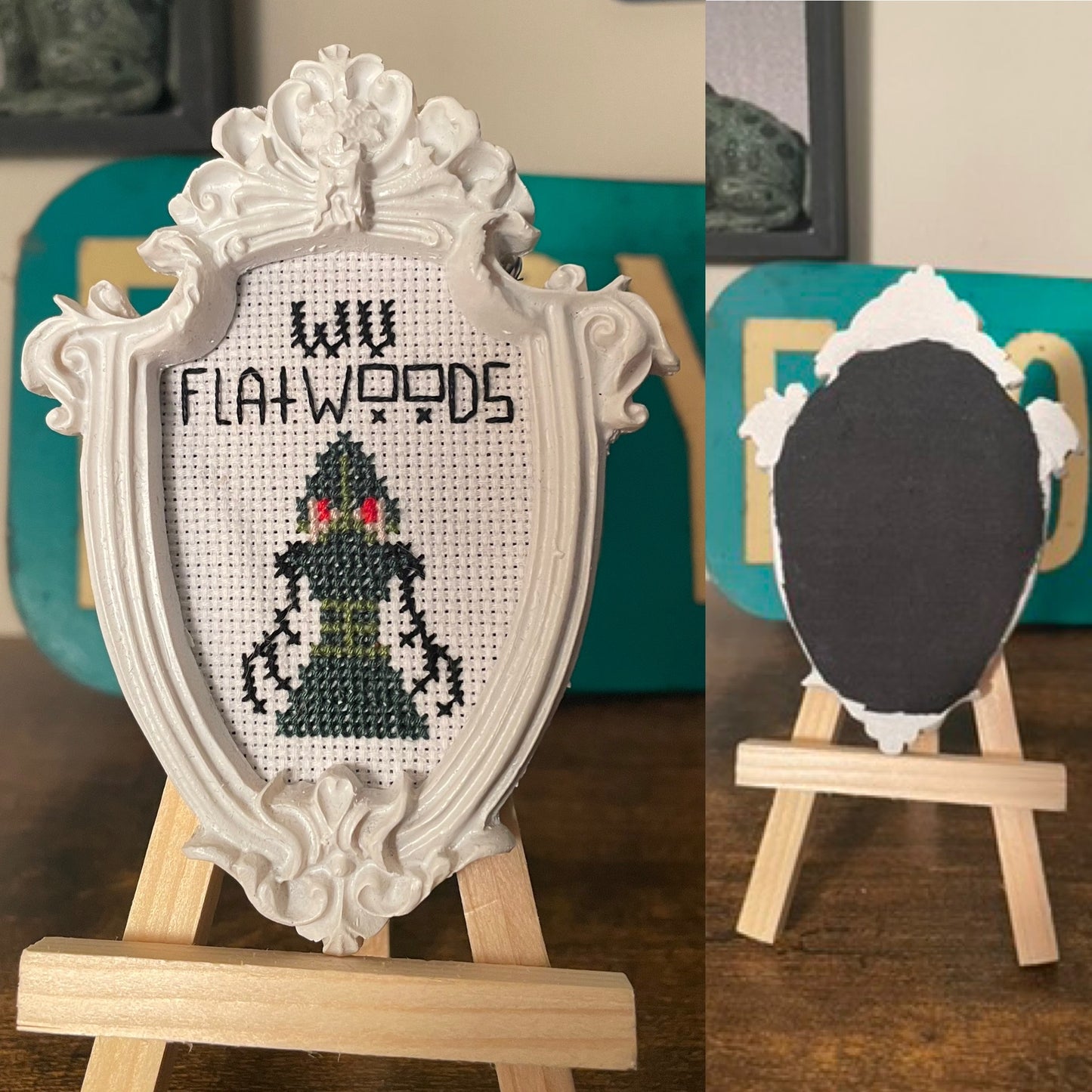 Cross Stitch Cryptid Locale Minis