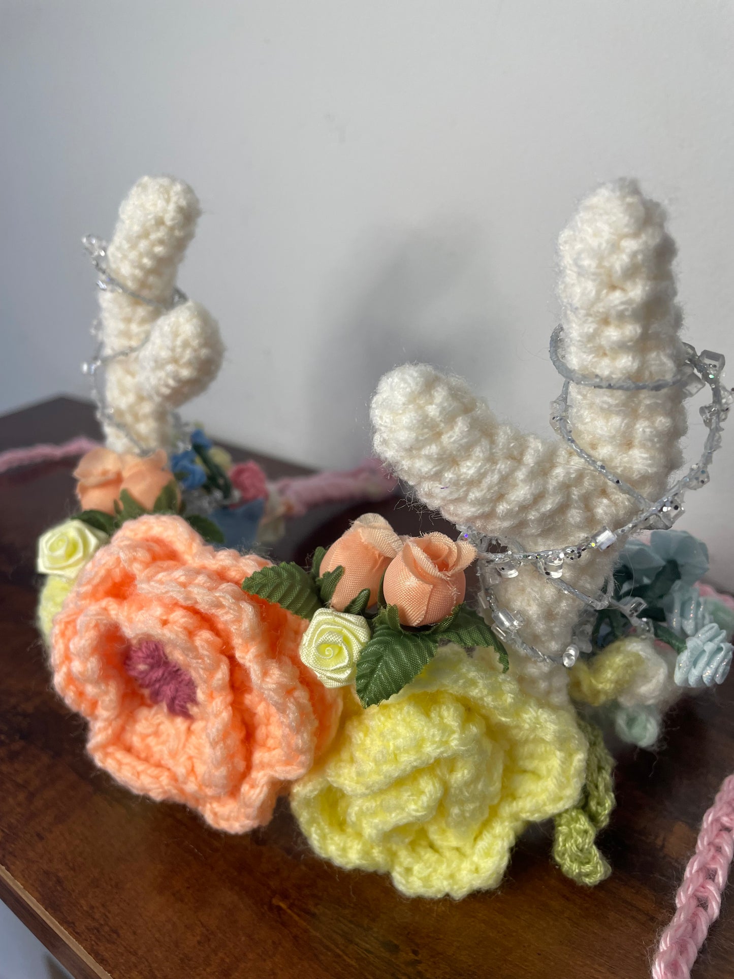 Crochet Floral Fairy Crown