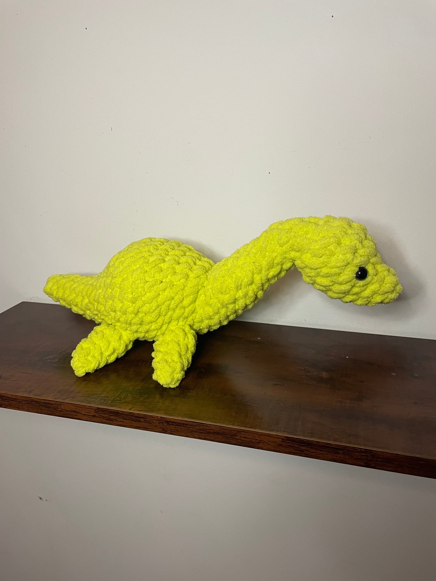 Crochet Sparkly Nessie Plush