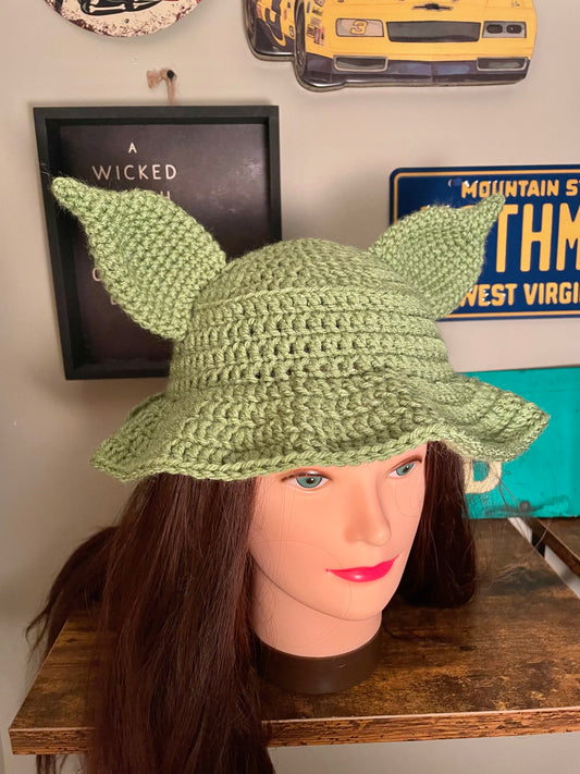 Crochet Goblin Bucket Hat