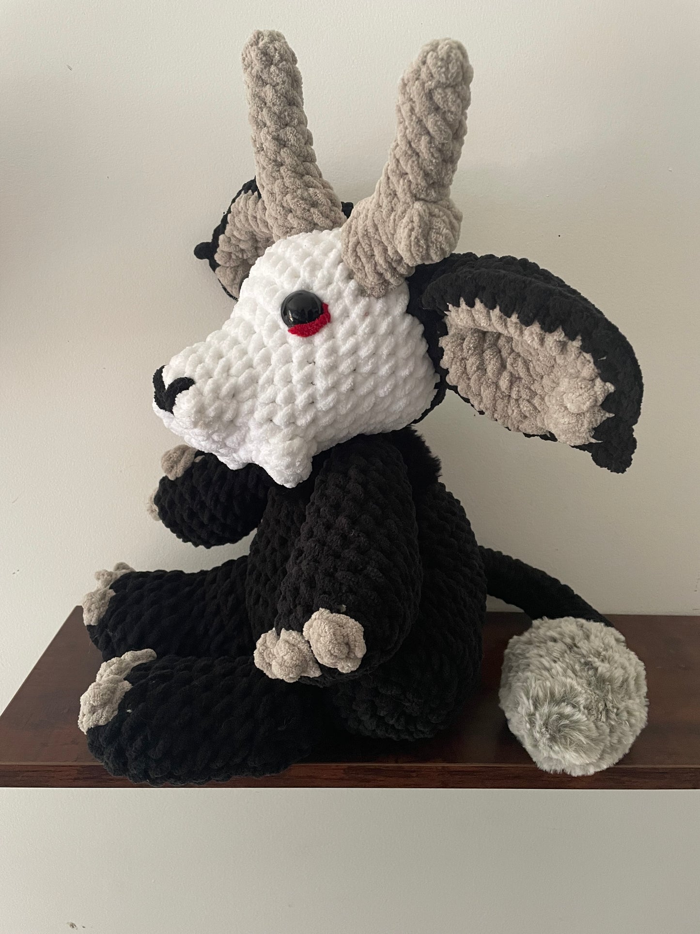 Crochet Big Baby Wendigo Cryptid Snuggler Plush