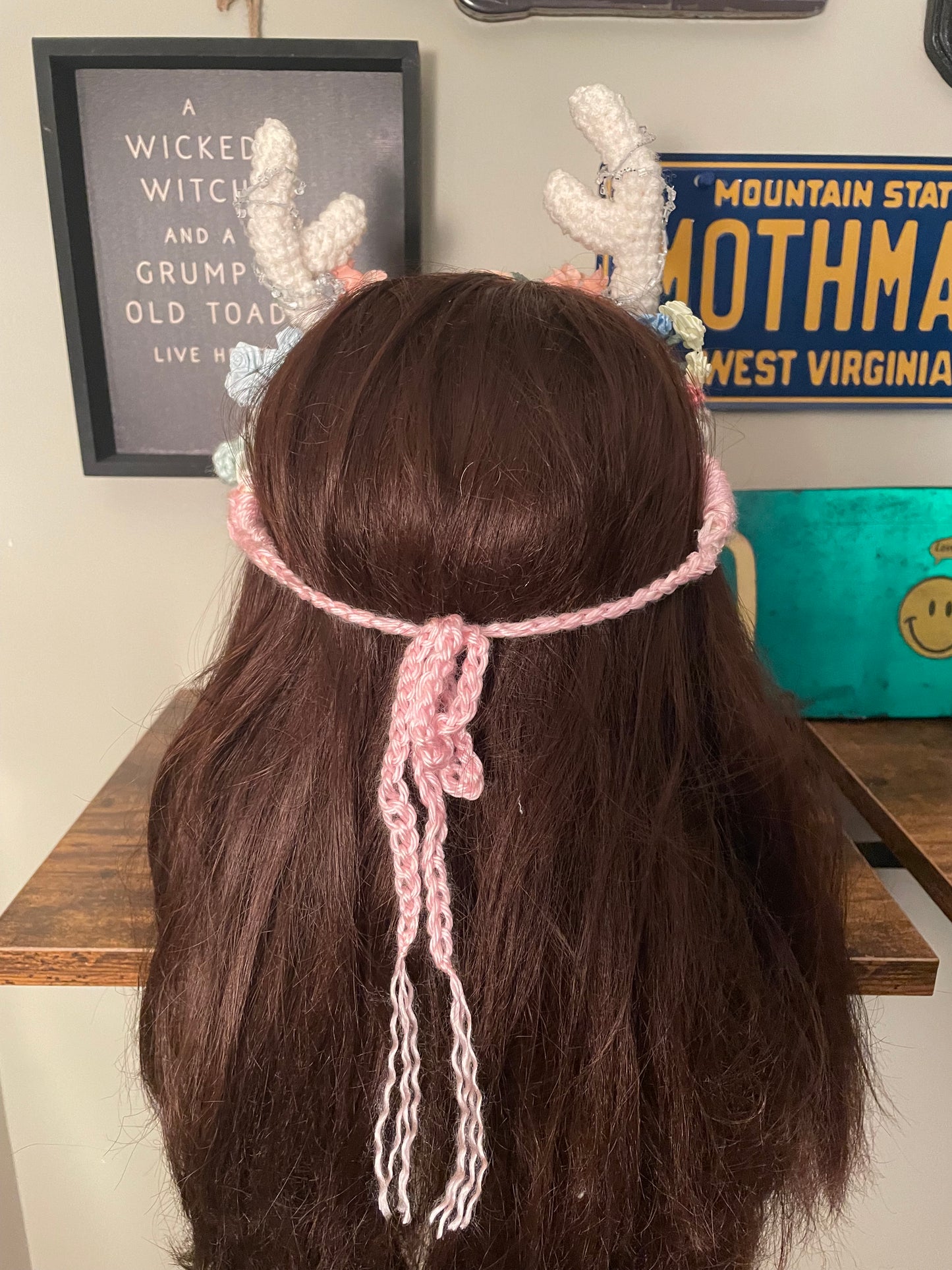 Crochet Floral Fairy Crown