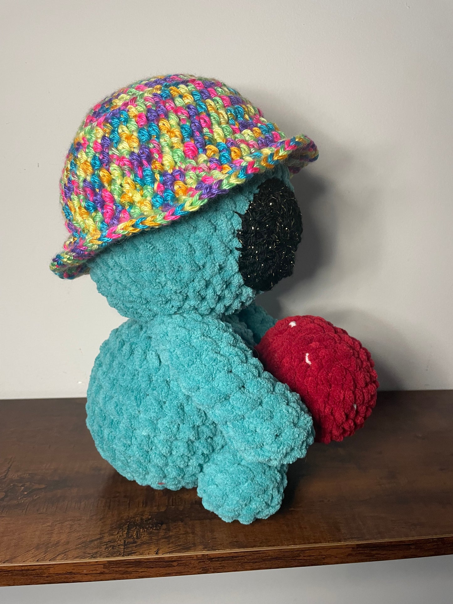 Crochet Mushroom Alien Plush