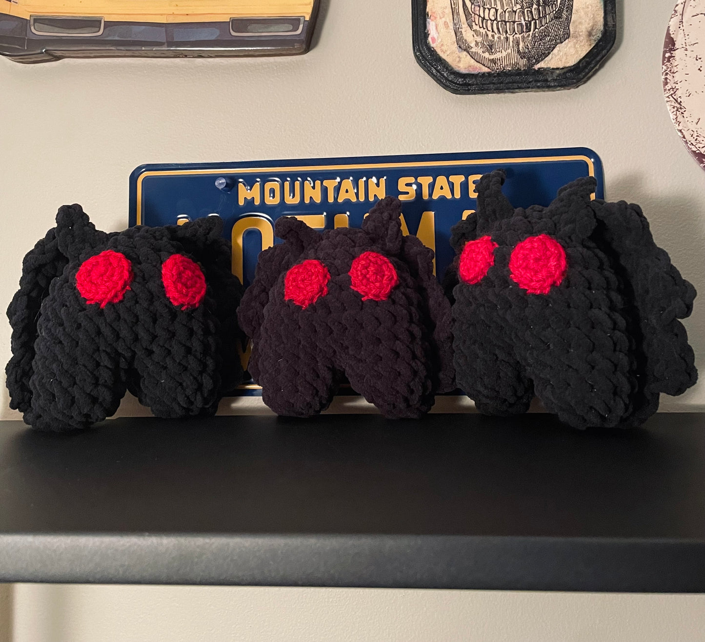Crochet Cuddly Mothman