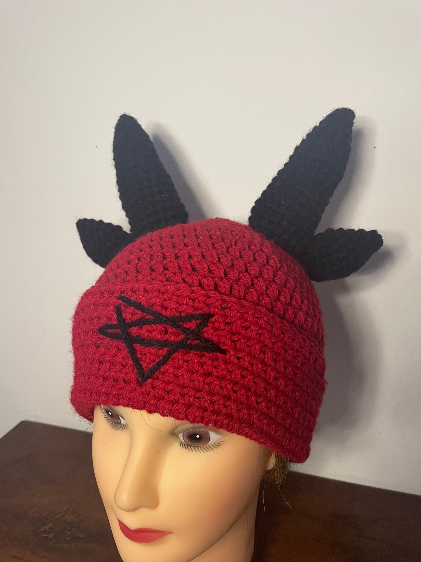 Crochet Baphomet Hat