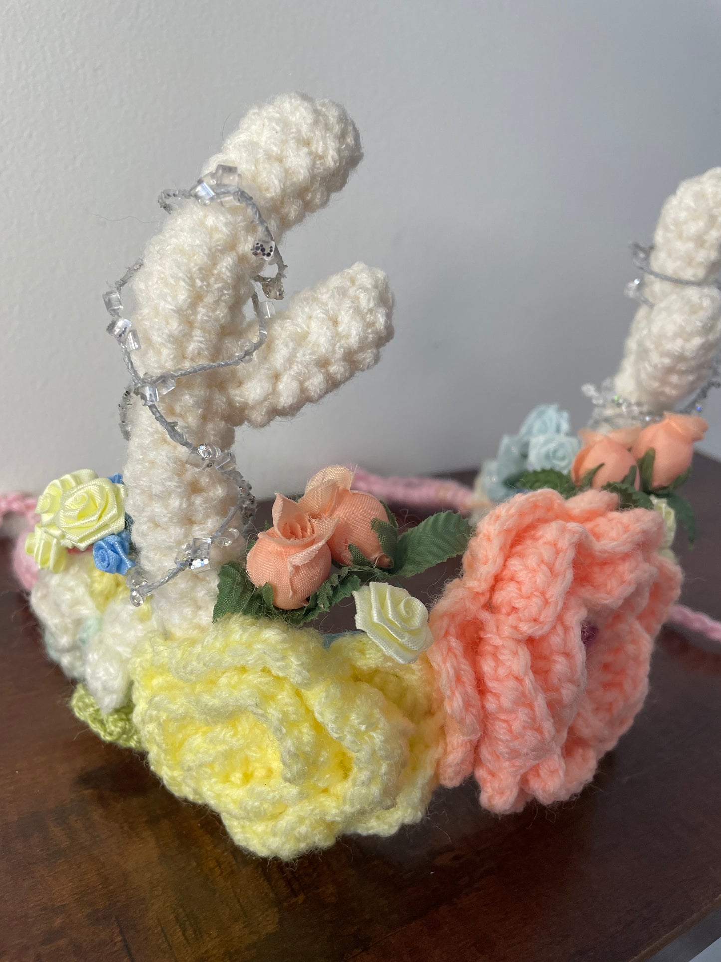 Crochet Floral Fairy Crown