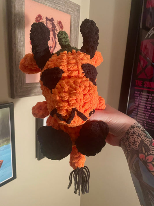 Crochet Pumpkinhead Baphomet Plush