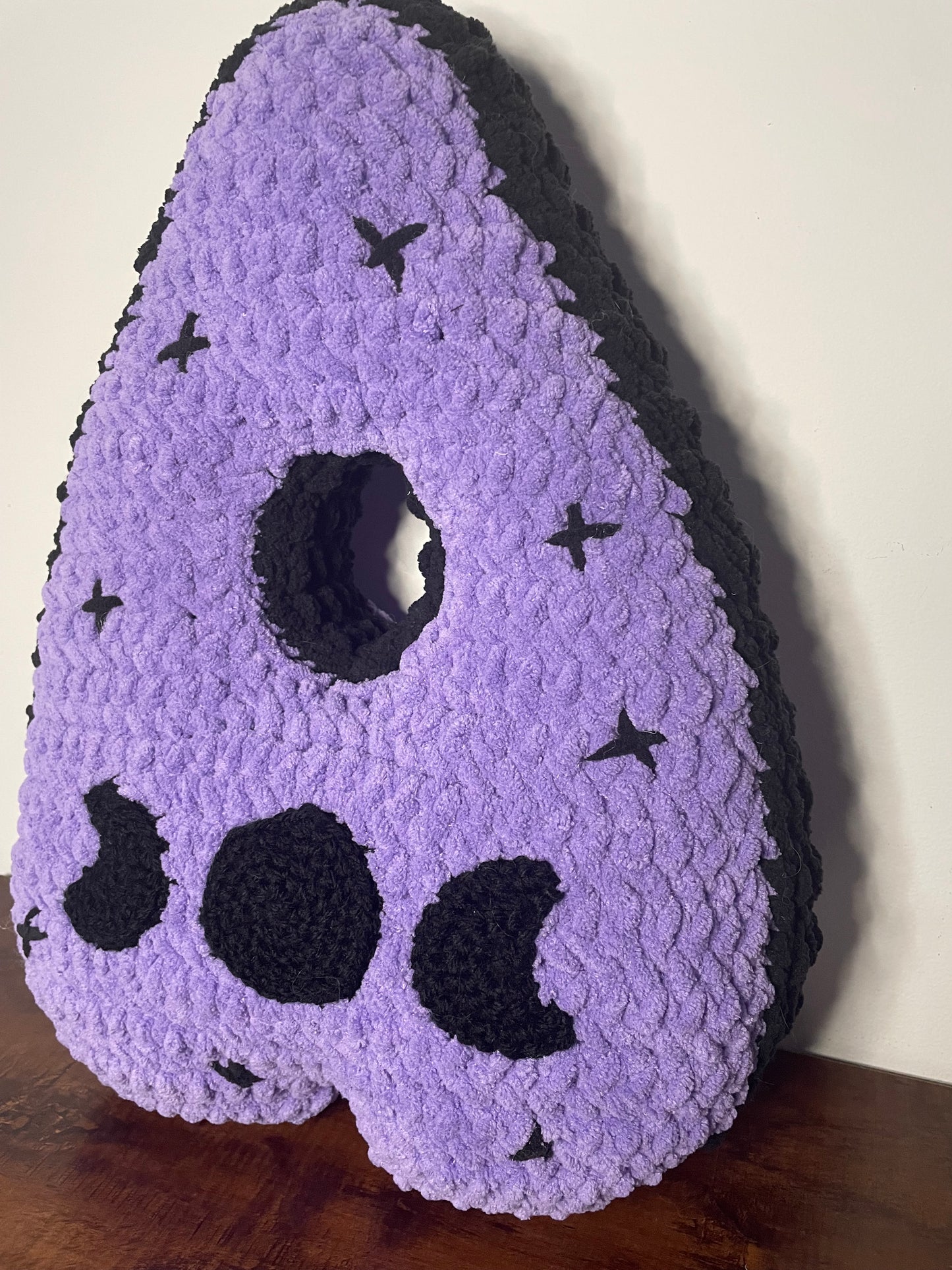 Crochet Ouija Board Planchette Pillow