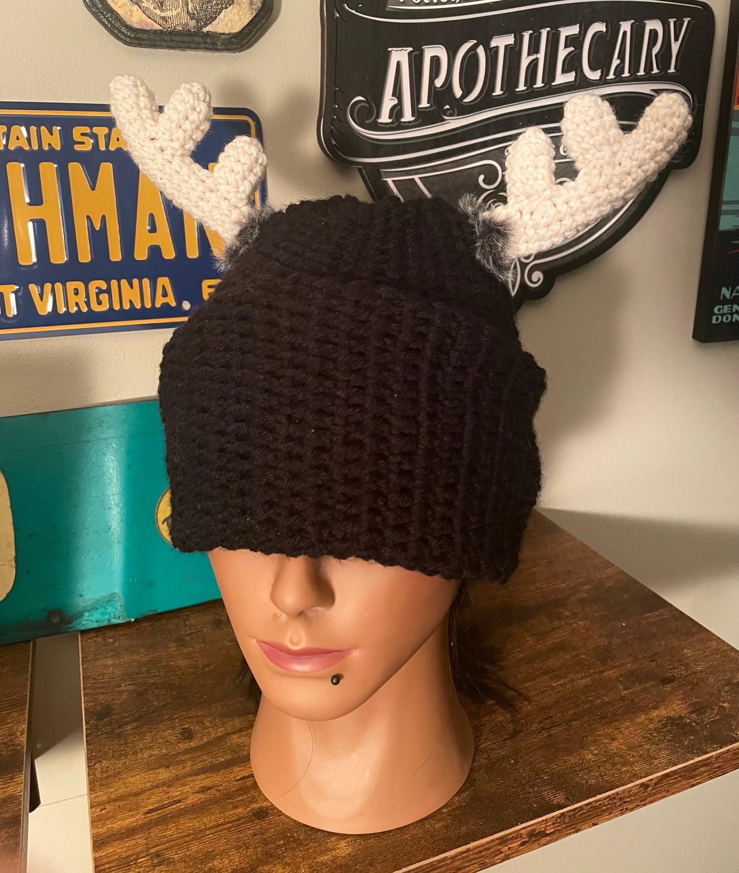 Crochet Wendigo Hat