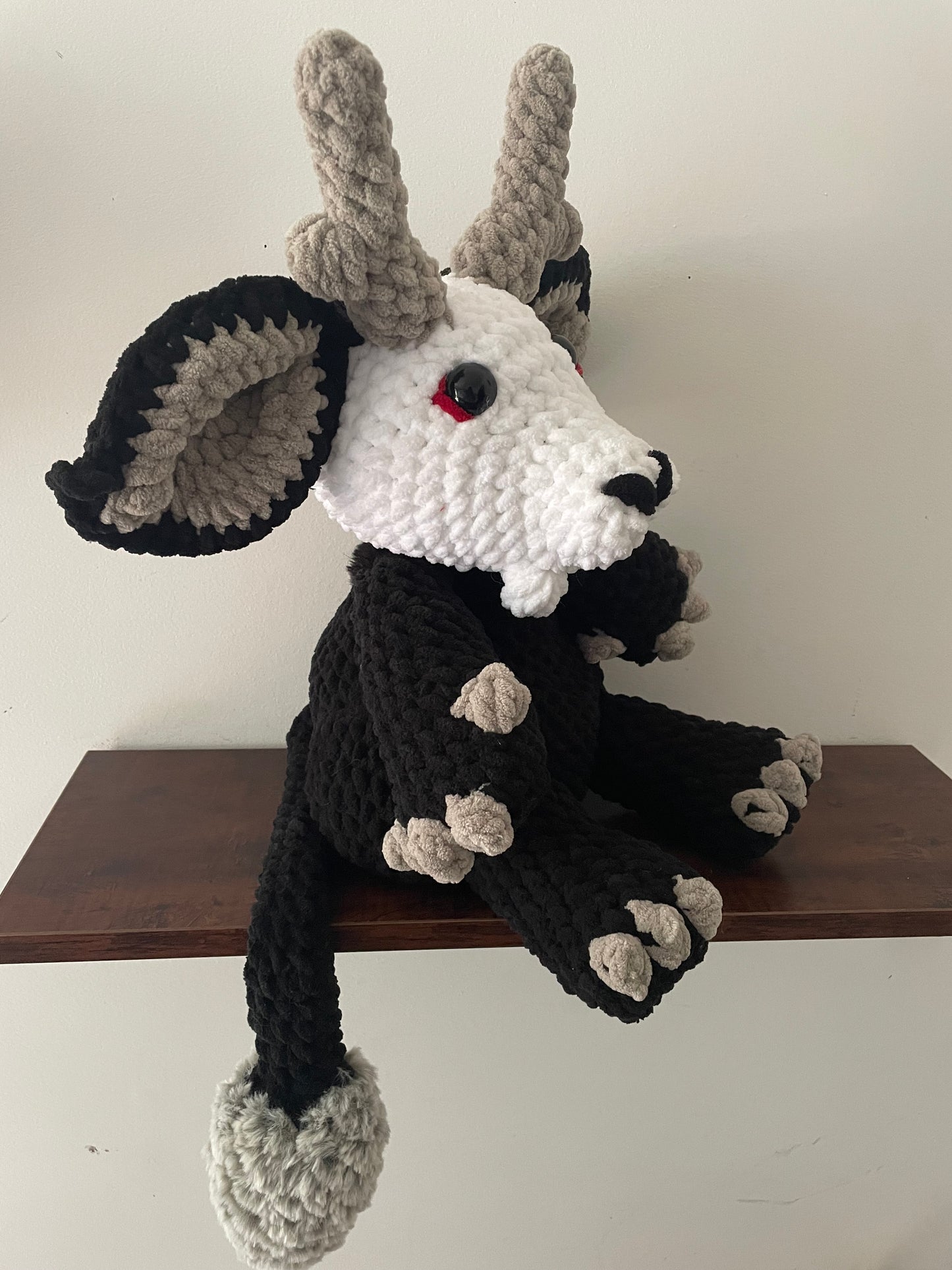 Crochet Big Baby Wendigo Cryptid Snuggler Plush