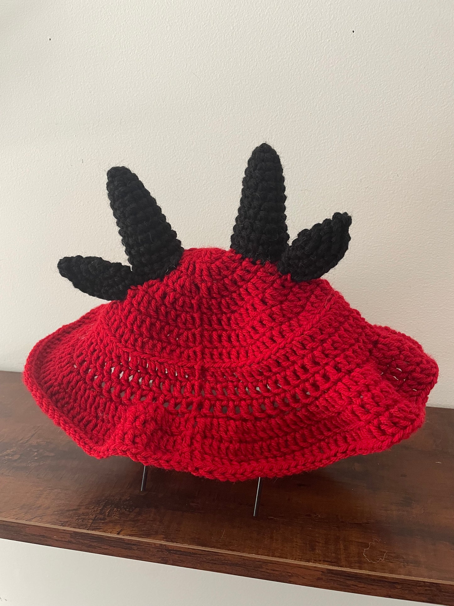 Crochet Baphomet Bucket Hat