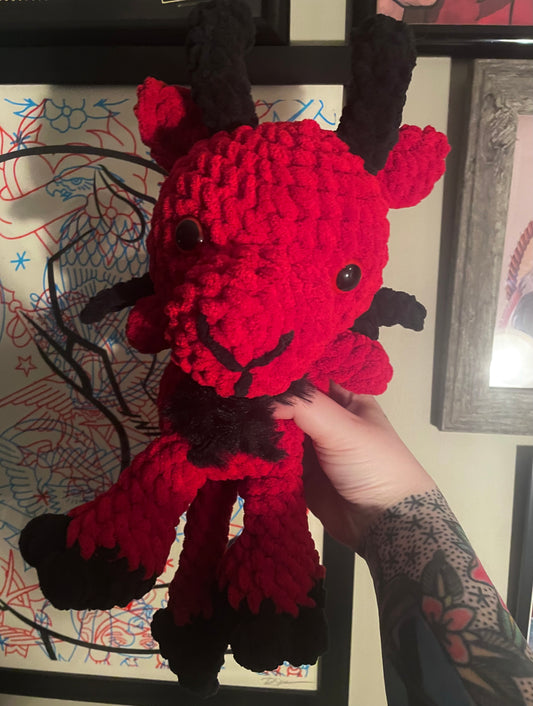 Crochet Jersey Devil Plush