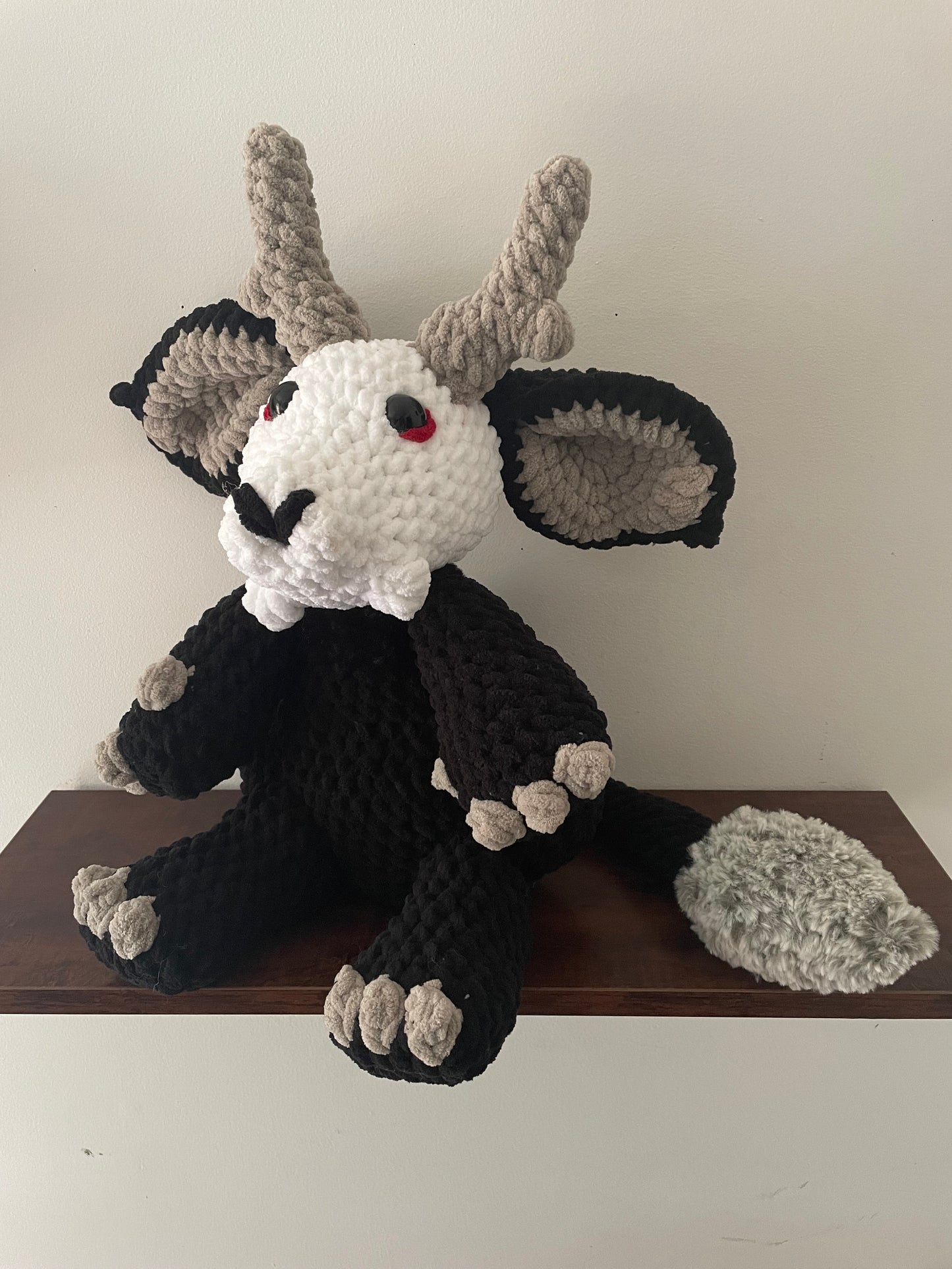 Crochet Big Baby Wendigo Cryptid Snuggler Plush