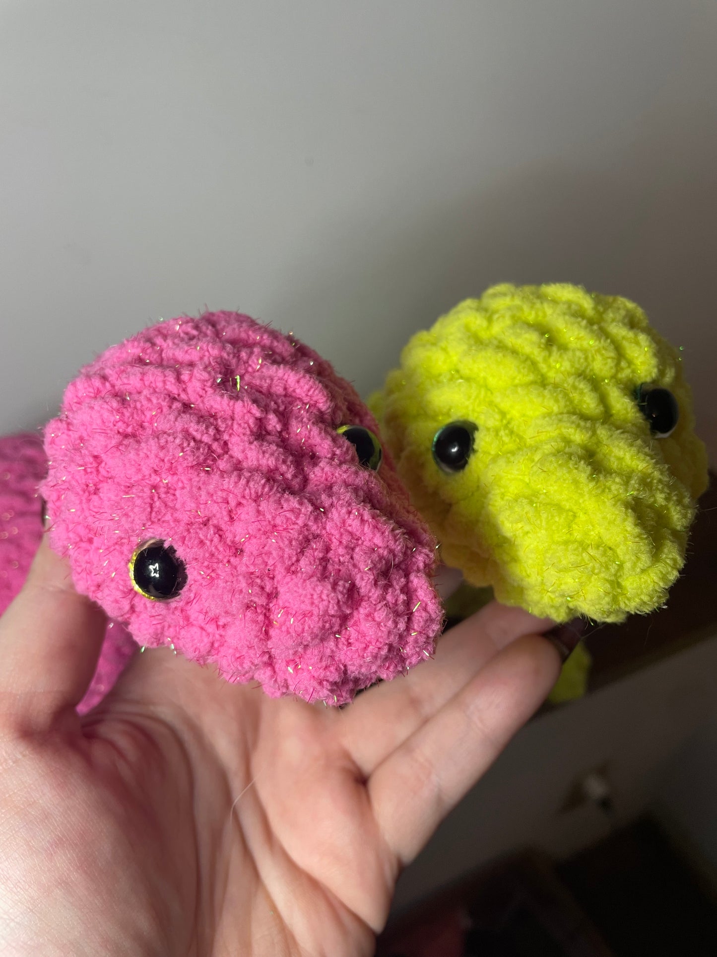 Crochet Sparkly Nessie Plush