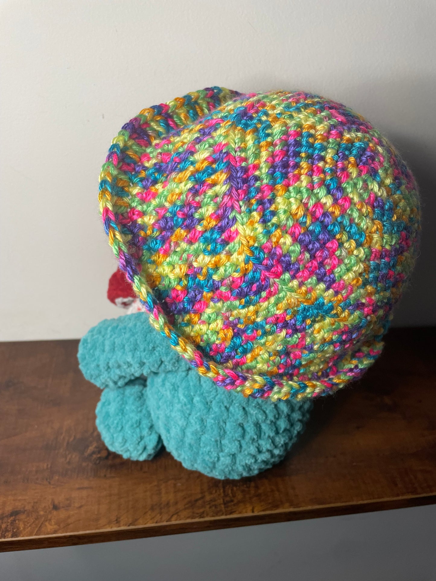 Crochet Mushroom Alien Plush