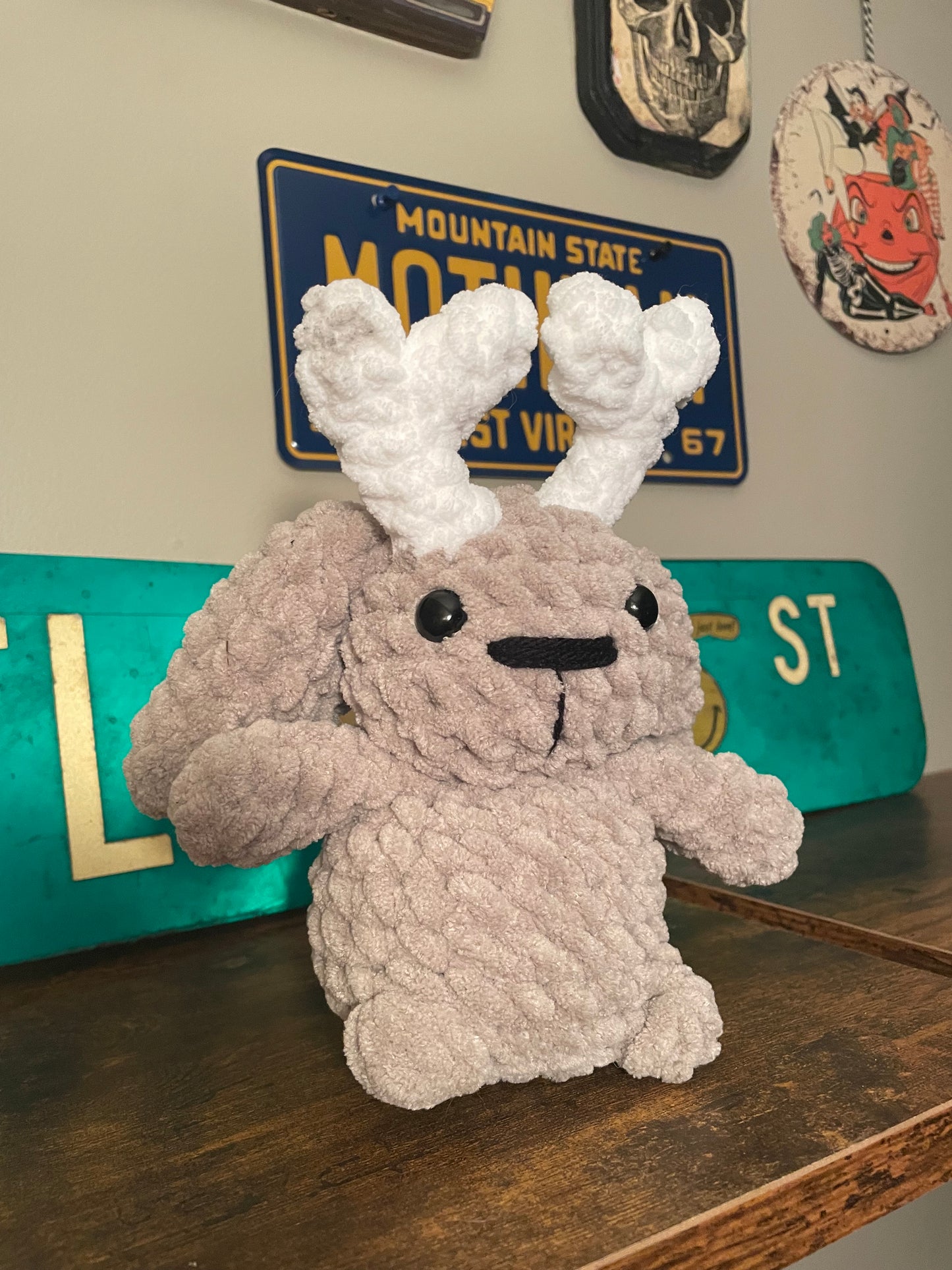 Crochet Chubby Jackalope