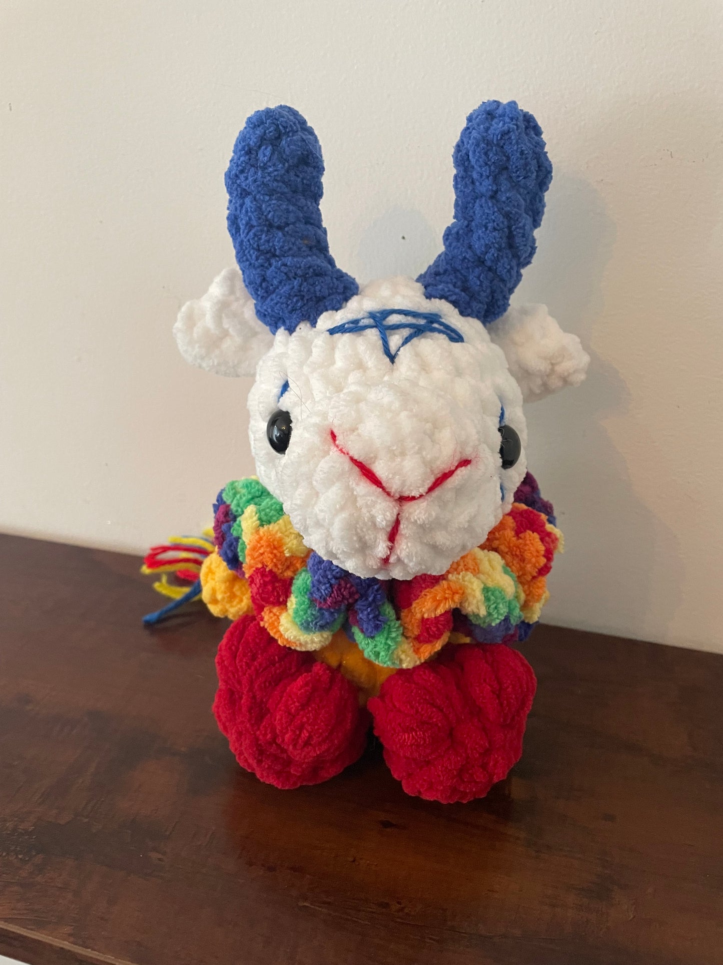 Crochet Clown Baphomet Plush