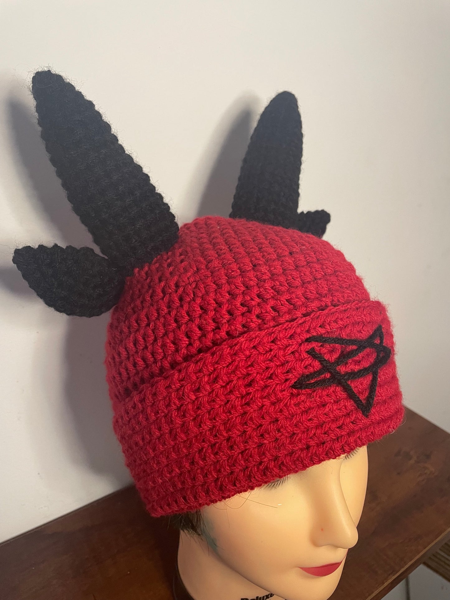 Crochet Baphomet Hat