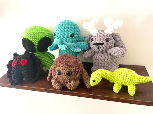 Crochet Cuddly Cryptids Collection