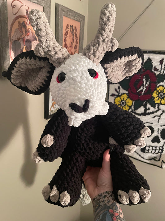 Crochet Big Baby Wendigo Cryptid Snuggler Plush