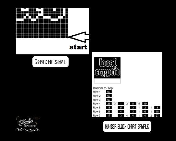 DIGITAL PDF DOWNLOAD* Crochet Local Cryptid Tapestry Pattern