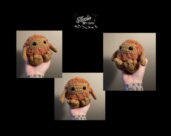 DIGITAL PDF DOWNLOAD* Crochet Pattern Softie Sasquatch Amigurumi Plush